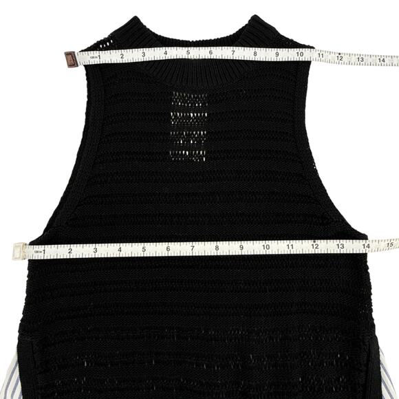 VERONICA BEARD South Beach Sleeveless Sweater in Black S - Picture 8 of 9